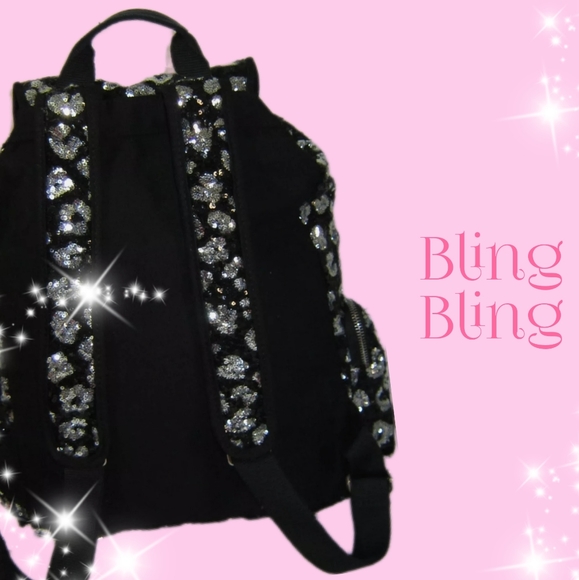 🆕VS PINK Sequins Backpack LIMITED EDITION - Picture 2 of 3